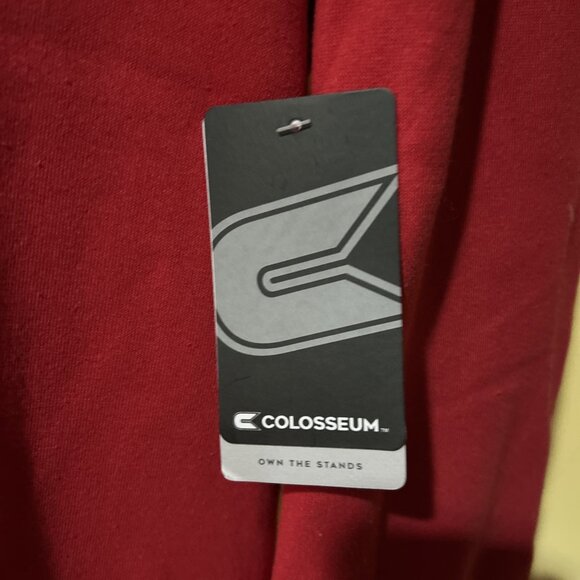 NEW Ohio State Buckeyes OSU Colosseum Embroidered Red Crew Sweatshirt Men's L - Picture 4 of 11